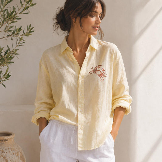 Crab Linen Shirt